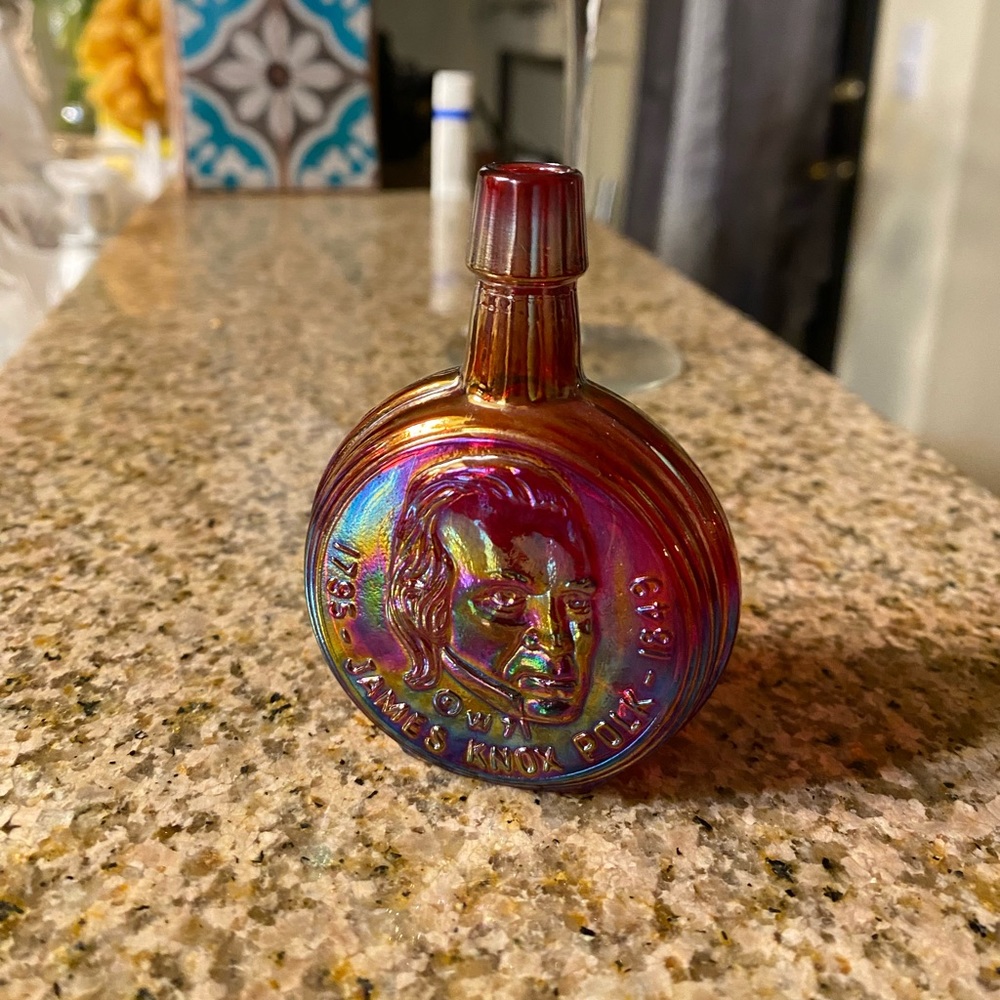 WHEATON Presidential Mini Bottle James Knox Polk 1976